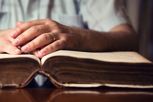 Man Reading Bible