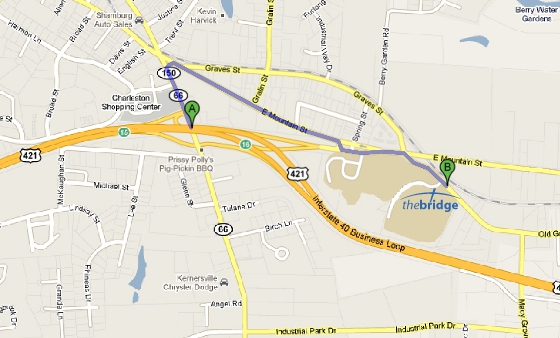 Map to The Bridge
